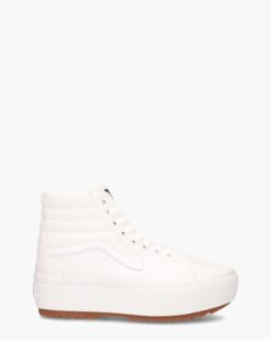 Vans Vans SK8-Hi Stacked Canvas Wit   - maat 36.5