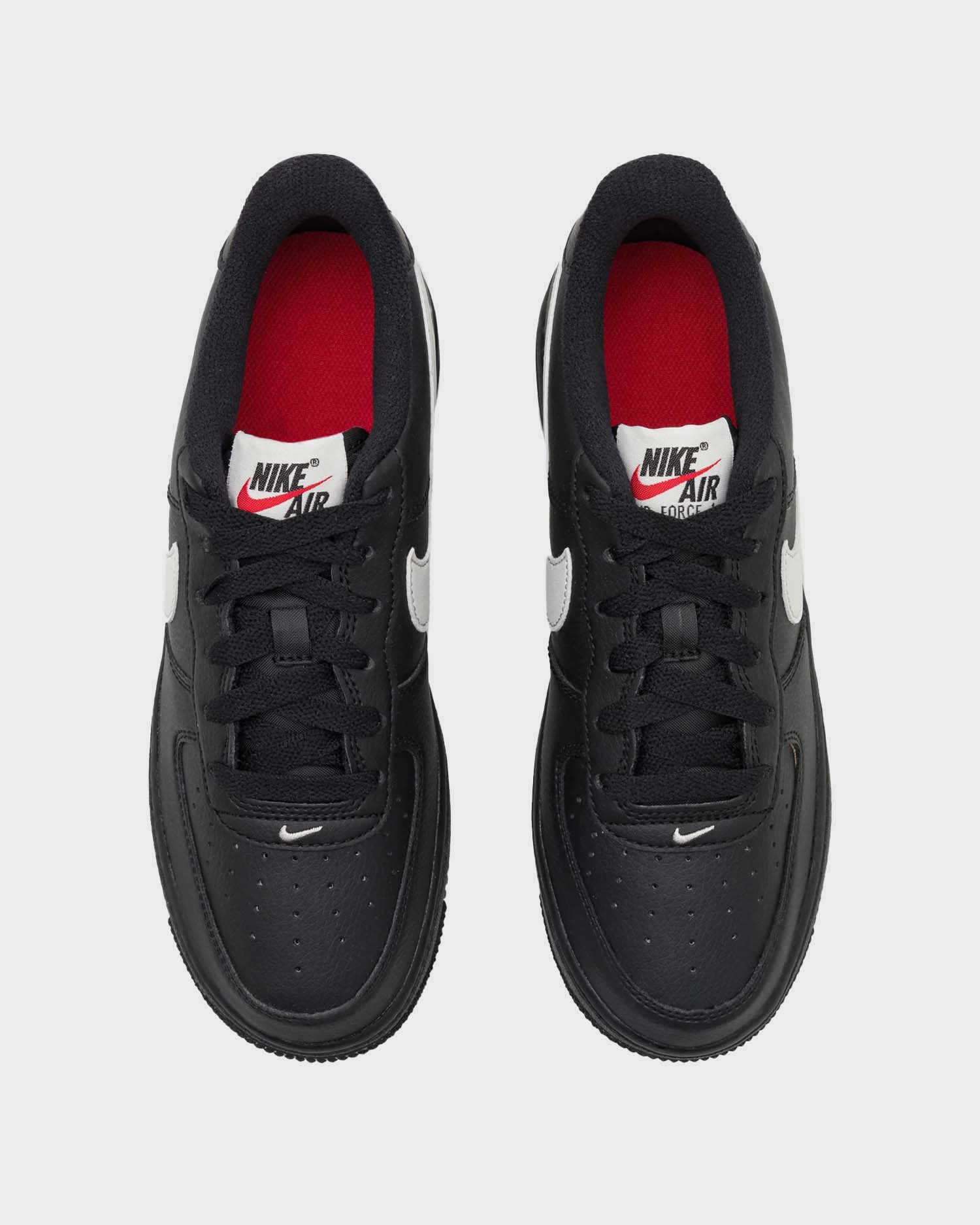 NIKEAirForce1GSZwartWitBA
