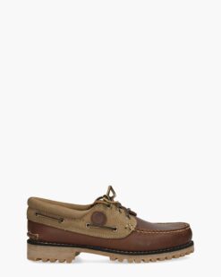 Timberland Timberland Authentics 3-Eye Classic Lug Boat Shoe Roodbruin   - maat 44.5