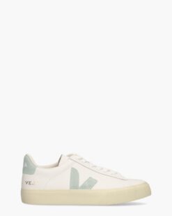 VEJA VEJA Campo Leather Wit/Mintgroen   - maat 36