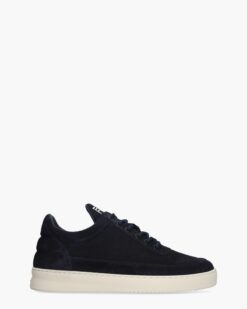 Filling Pieces Filling Pieces Low Top Suede Donkerblauw   - maat 41