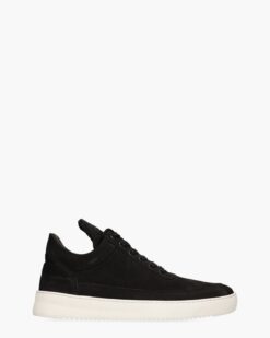 Filling Pieces Filling Pieces Low Top Nubuck Zwart   - maat 44