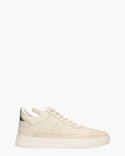 Filling Pieces Filling Pieces Low Top Bianco Off-White/Donkergroen   - maat 43