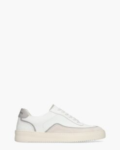 Filling Pieces Filling Pieces Mondo Stack Nappa Wit/Grijs   - maat 43