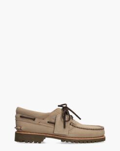 Timberland Timberland Mix Tape Authentic 3-Eye Boat Shoe Taupe   - Bruin - maat 44.5