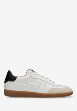 Pearl Sign sneaker Leer Wit/Zwart