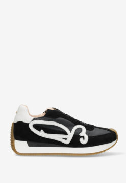 Yentl Sneaker mix Zwart