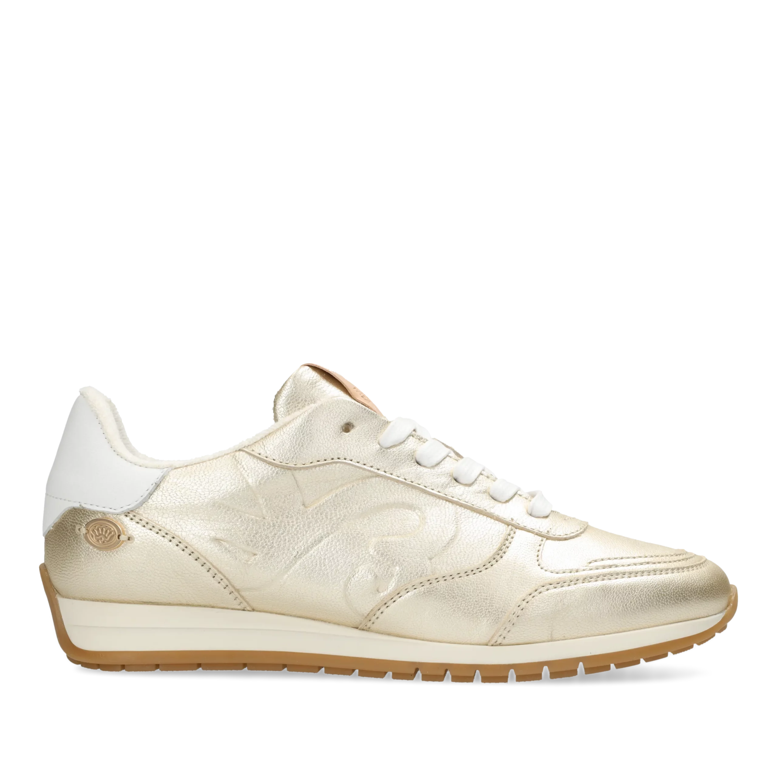 Vlora Sign sneaker metallic goud