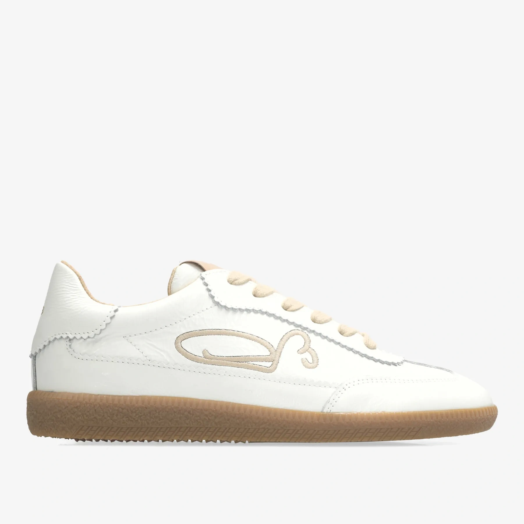 Pearl Sign sneaker lak Gebroken wit