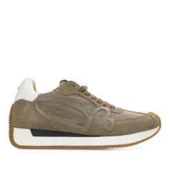 Yentl Sign sneaker mix Taupe