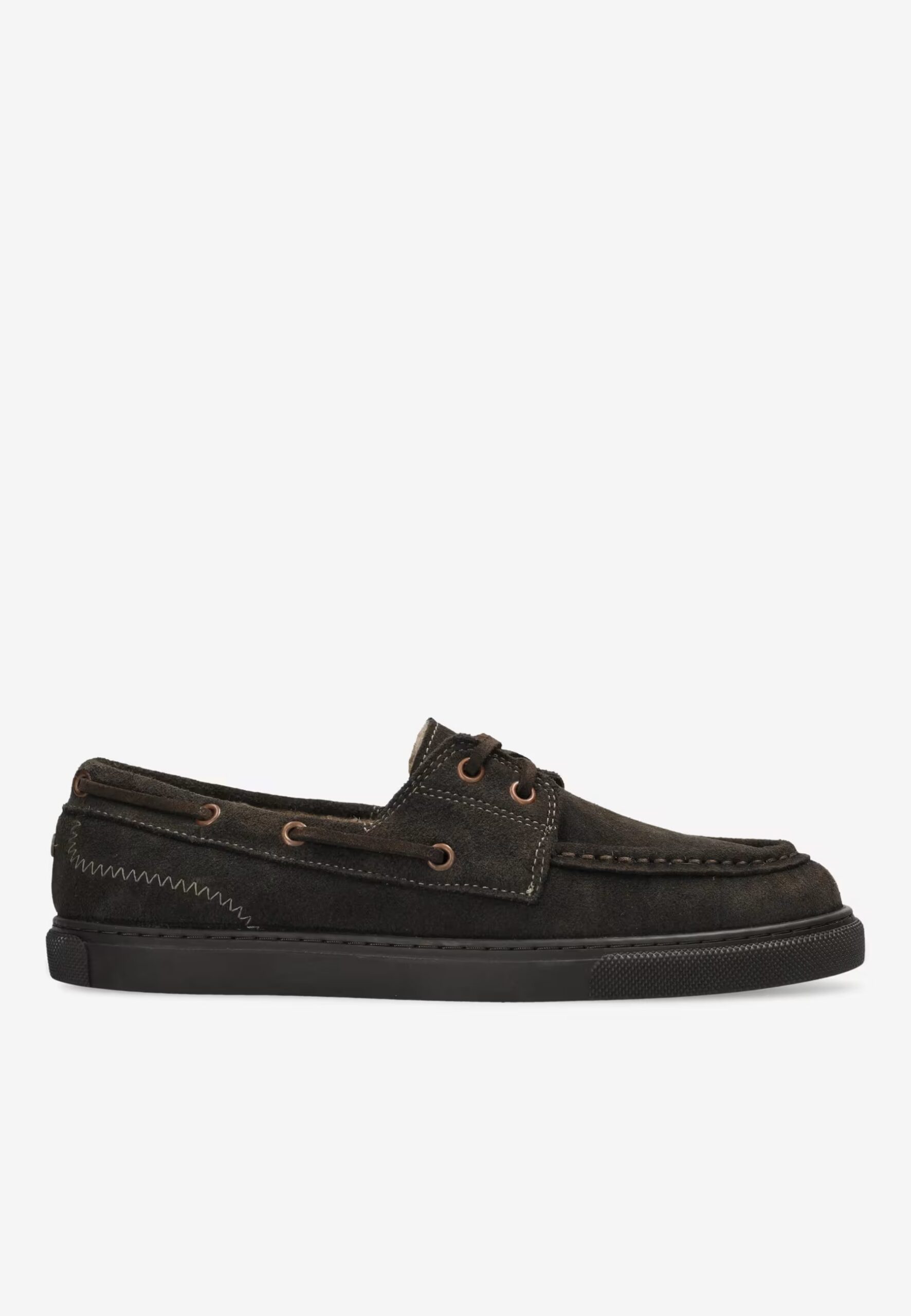 DONNA MOCA Sneaker Suede Dark Brown