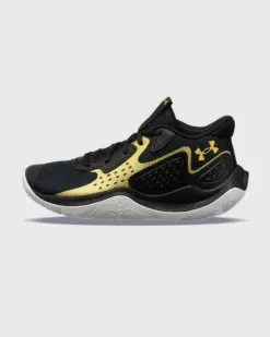 Under Armour Jet '23 GS Basketbalschoen Zwart Goud