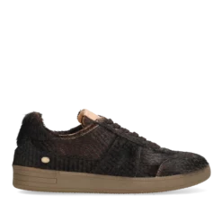 ZAZZA ELLA Sneaker pony snake Dark Brown