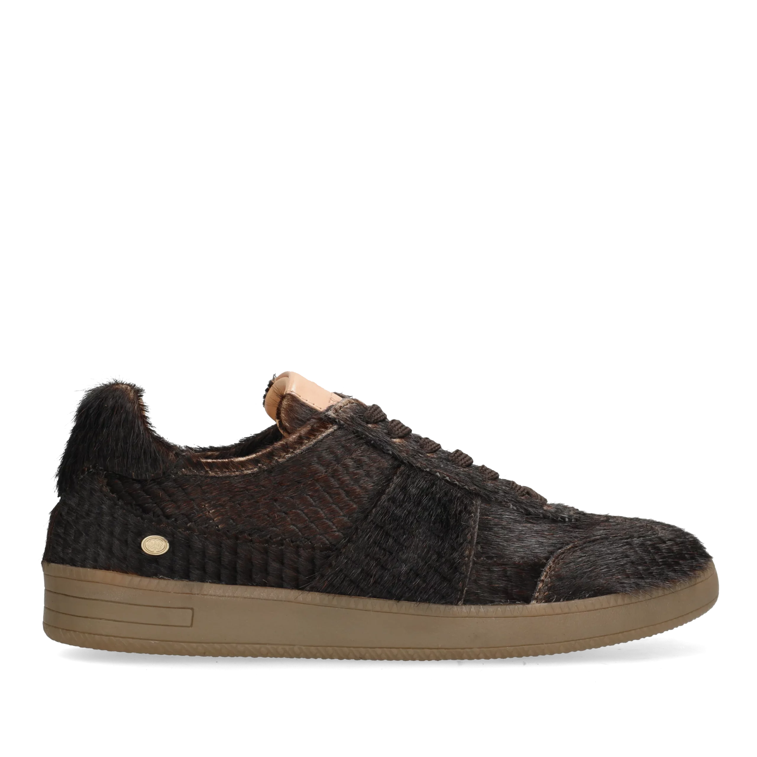 ZAZZA ELLA Sneaker pony snake Dark Brown